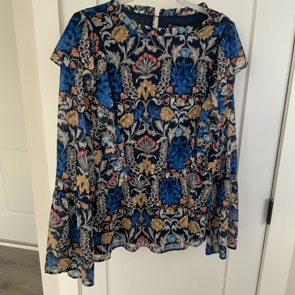 Floral Patterned Women's Top